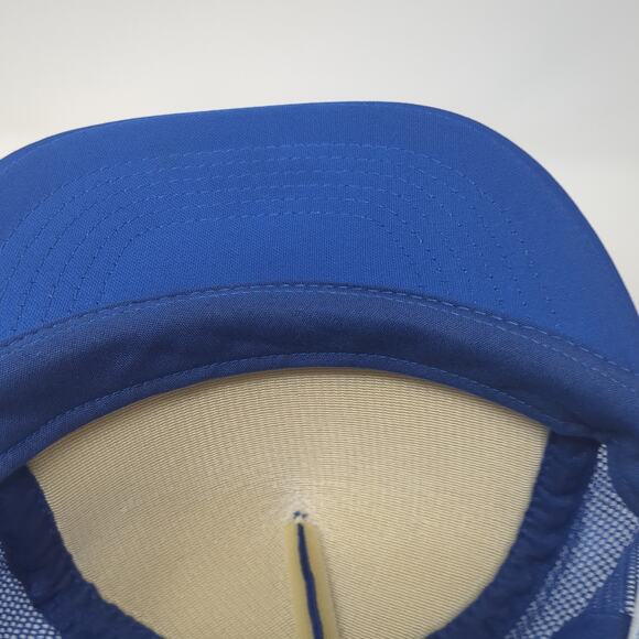 Allstate Snapback Trucker Hat Blue One Size Adjustable Lightweight Rope Capital - Picture 8 of 9